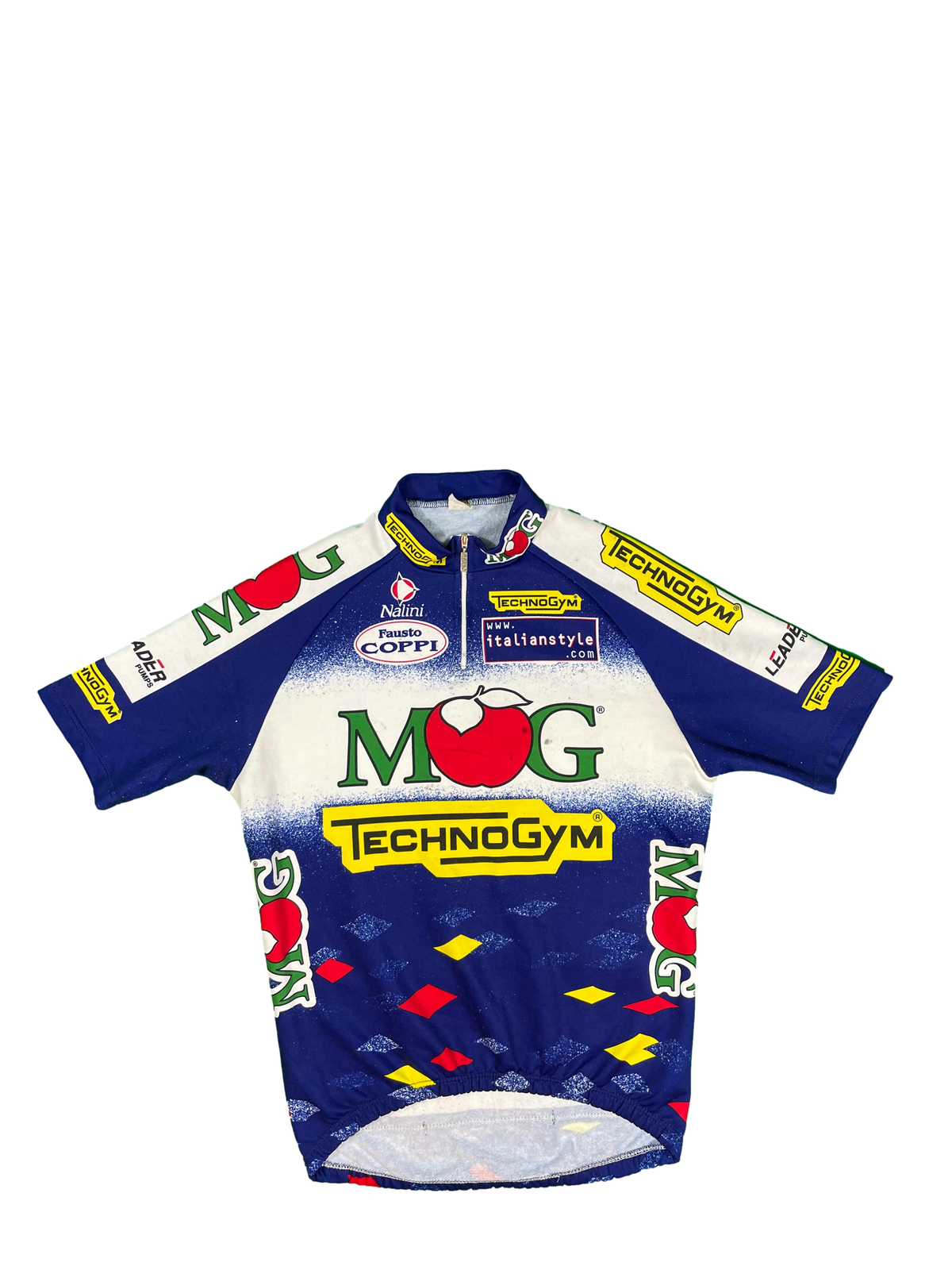 Maillot vélo cyclisme vintage MG TechnoGym Nalini