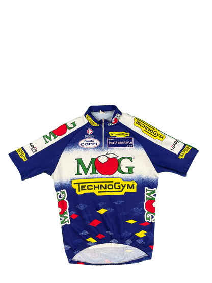Maillot vélo cyclisme vintage MG TechnoGym Nalini