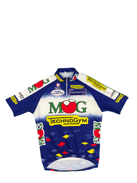Maillot vélo cyclisme vintage MG TechnoGym Nalini