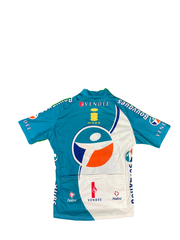 Maillot vélo cyclisme vintage Bouygues Telecom Nalini