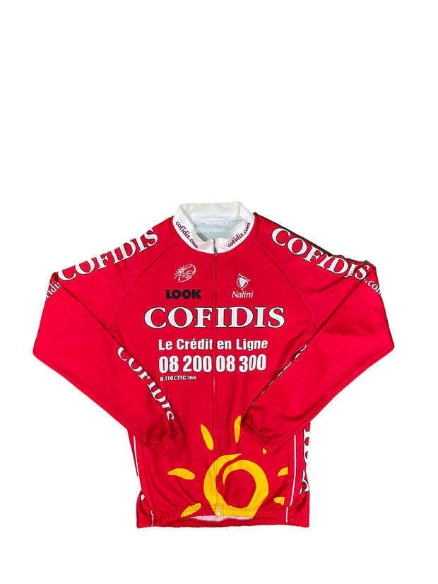 Veste vélo cyclisme vintage Cofidis Look Nalini