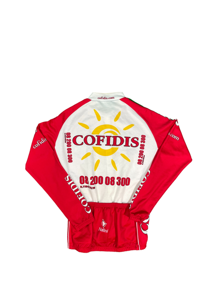 Veste vélo cyclisme vintage Cofidis Look Nalini
