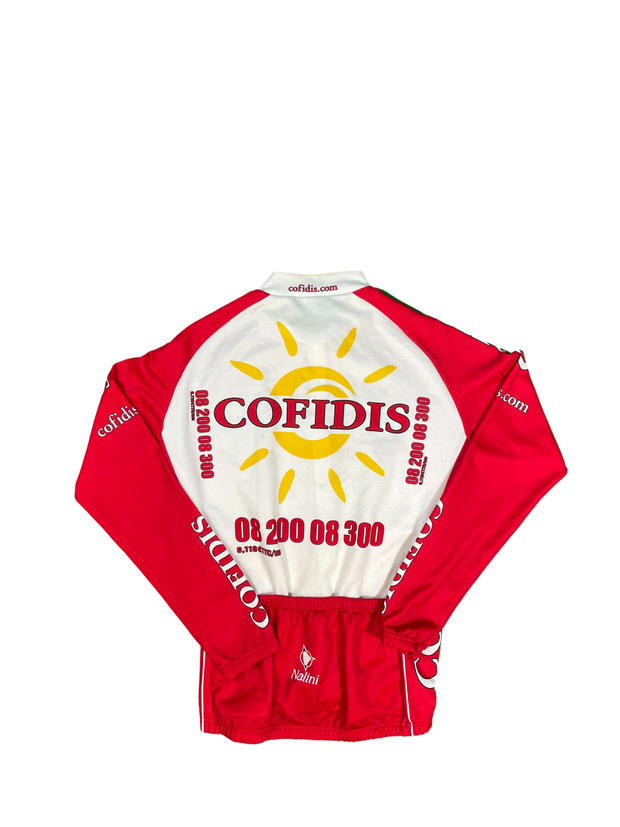 Veste vélo cyclisme vintage Cofidis Look Nalini