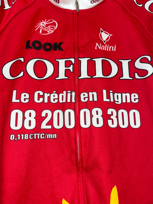 Veste vélo cyclisme vintage Cofidis Look Nalini