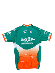 Maillot vélo cyclisme vintage AG2R leclerc Vitry Frignicourt La Griffe
