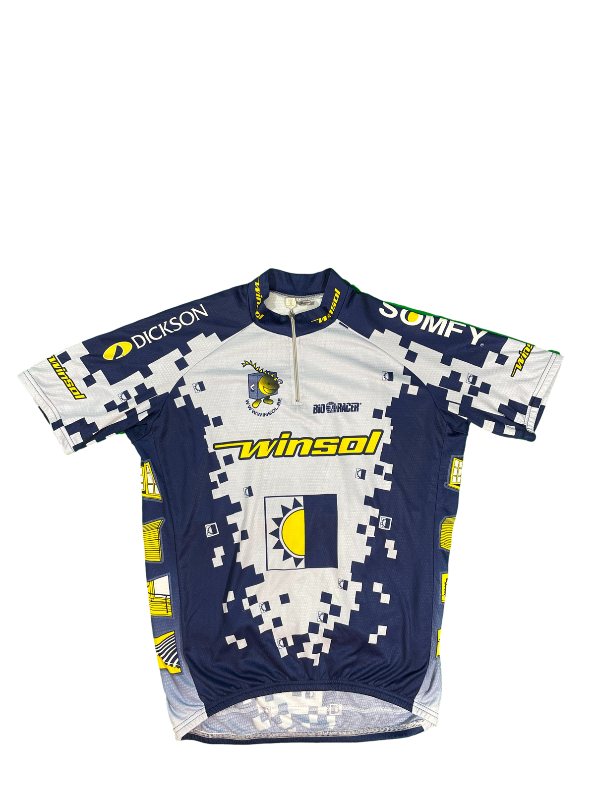 Maillot vélo cyclisme vintage Winsol Dickson Somfy Bio Racer
