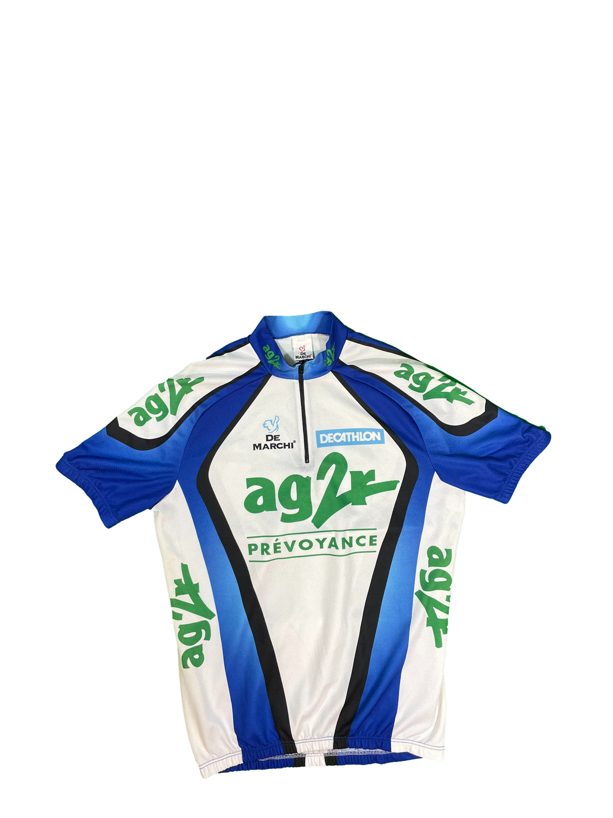 Maillot vélo cyclisme vintage AG2R decathlon De Marchi