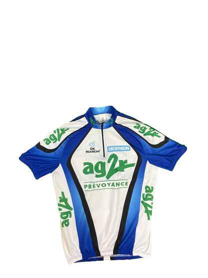Maillot vélo cyclisme vintage AG2R decathlon De Marchi