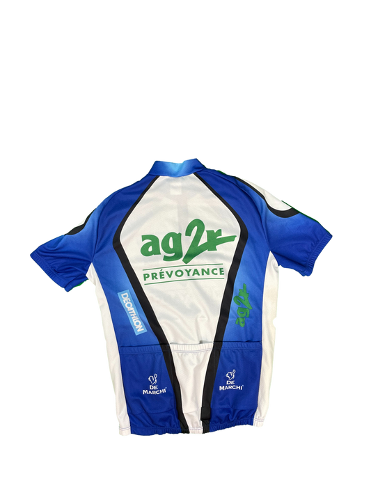 Maillot vélo cyclisme vintage AG2R decathlon De Marchi