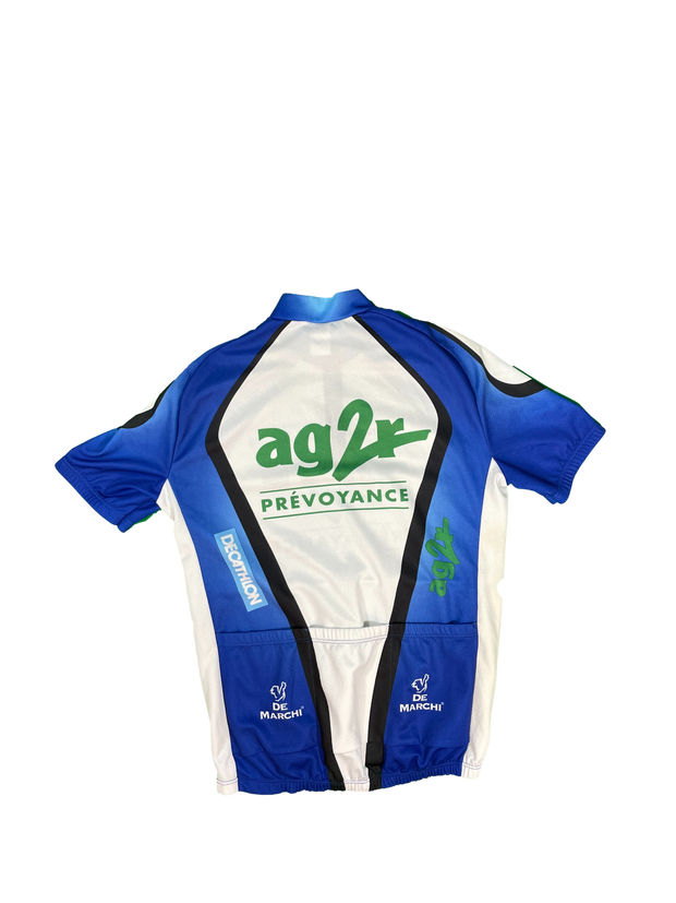 Maillot vélo cyclisme vintage AG2R decathlon De Marchi