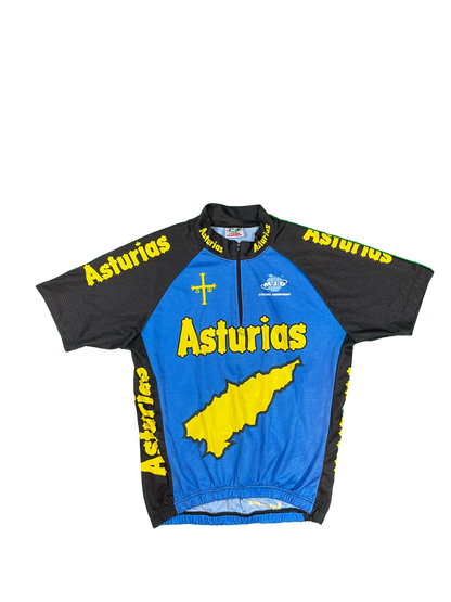 Maillot vélo cyclisme vintage Asturias MJD Cycling Equipment