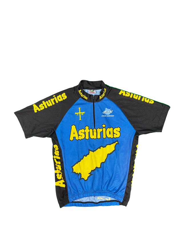 Maillot vélo cyclisme vintage Asturias MJD Cycling Equipment