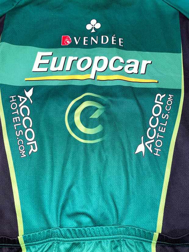 Maillot vélo cyclisme vintage Europcar Accor Hotels