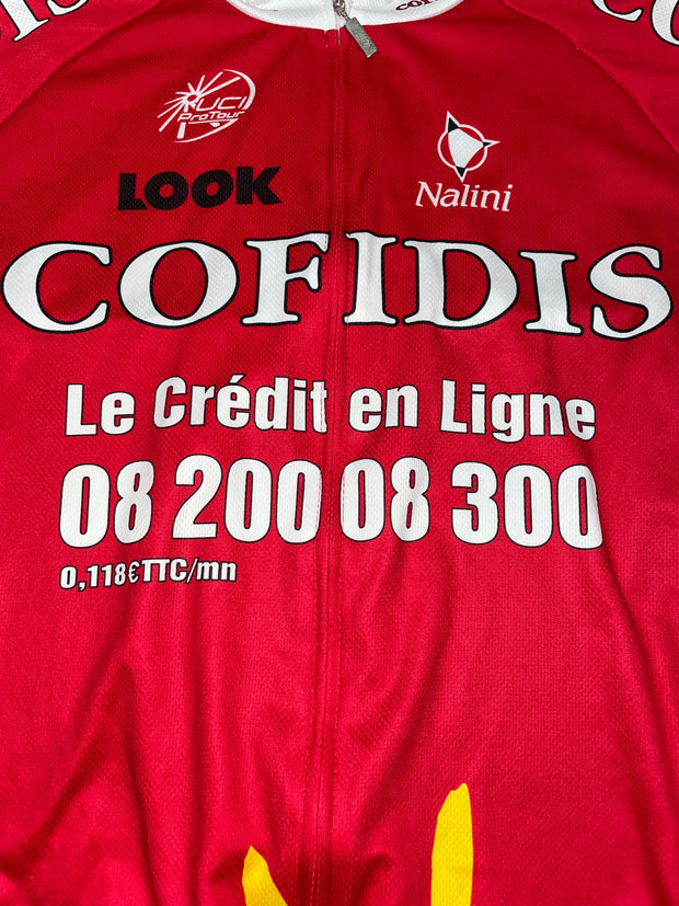 Maillot vélo cyclisme vintage Cofidis Look Nalini