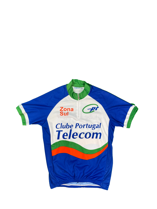 Maillot vélo cyclisme vintage Clube portugal telecom Tactic