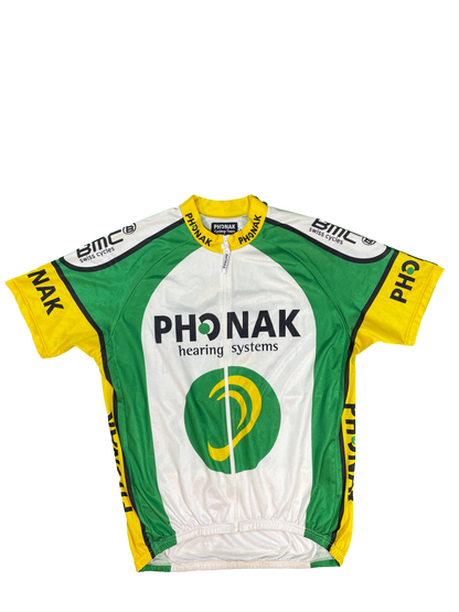 Maillot vélo cyclisme vintage Phonak BMC