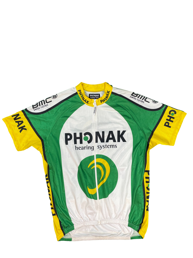 Maillot vélo cyclisme vintage Phonak BMC