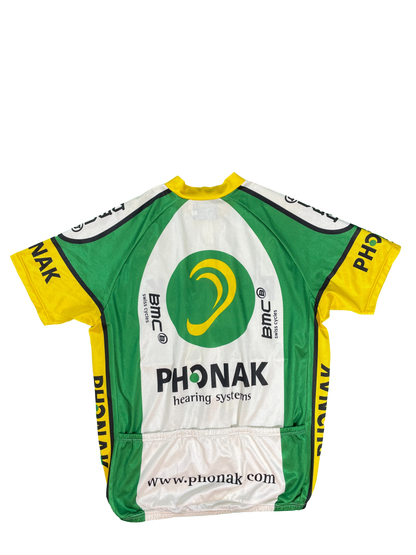Maillot vélo cyclisme vintage Phonak BMC
