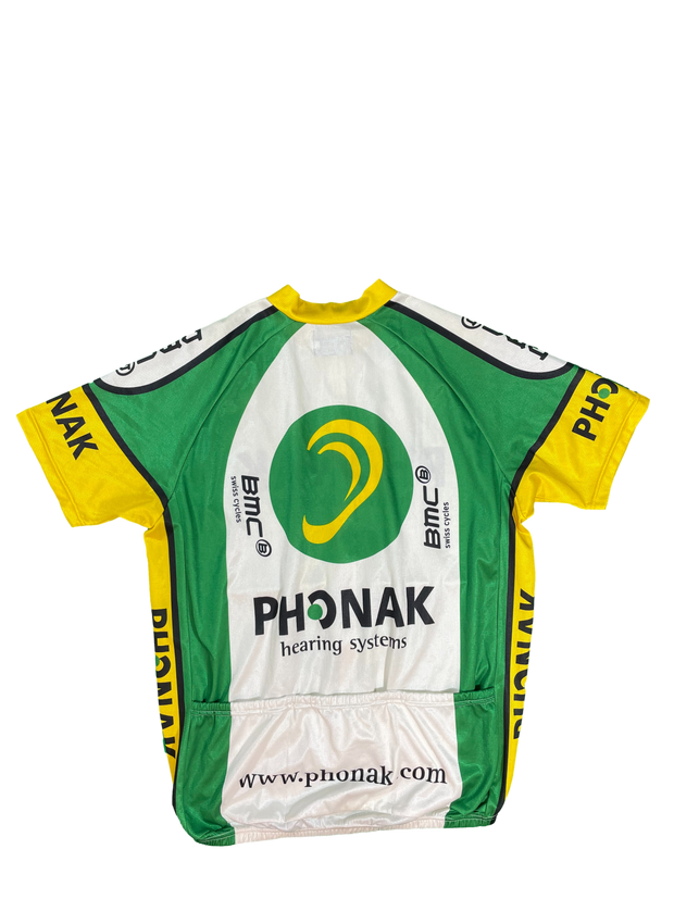 Maillot vélo cyclisme vintage Phonak BMC