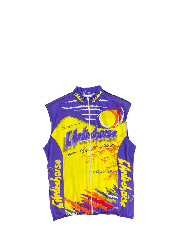 Maillot vélo cyclisme vintage l'Ardéchoise la griffe