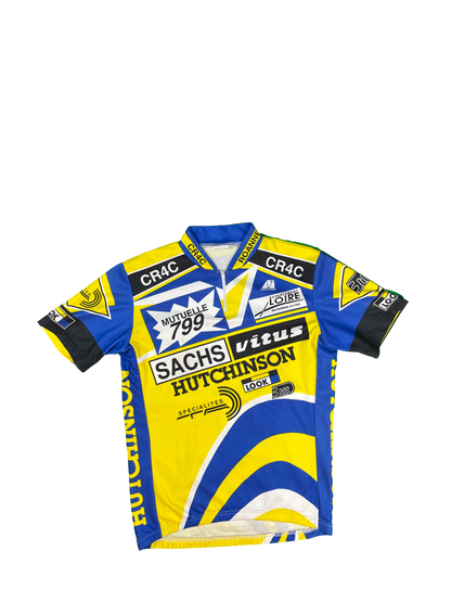 Maillot vélo cyclisme vintage Hutchinson Sachs Vitus CR4C Look
