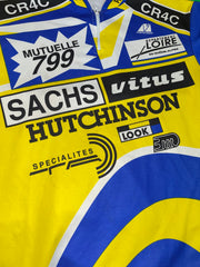 Maillot vélo cyclisme vintage Hutchinson Sachs Vitus CR4C Look