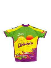 Maillot vélo cyclisme vintage l'Ardéchoise Bernard Thevenet