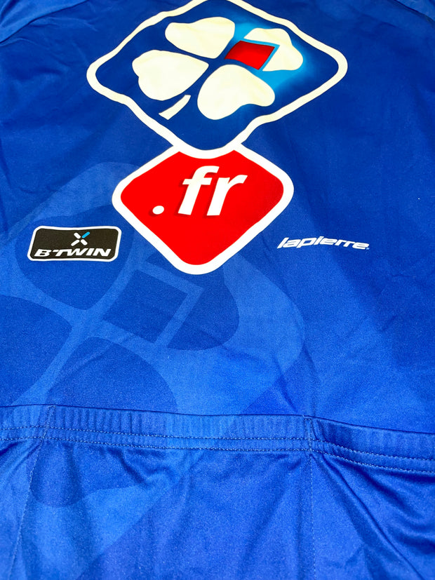 Maillot vélo cyclisme vintage FDJ Btwin Lapierre