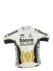 Maillot vélo cyclisme vintage Saeco Cannondale