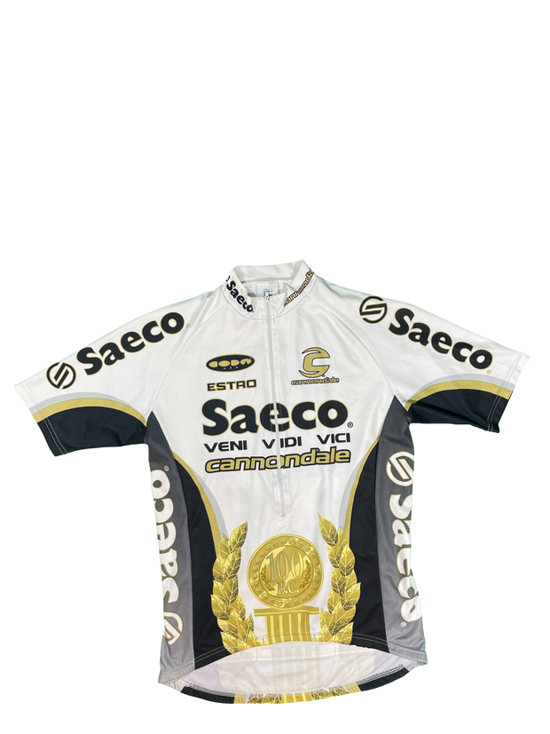 Maillot vélo cyclisme vintage Saeco Cannondale