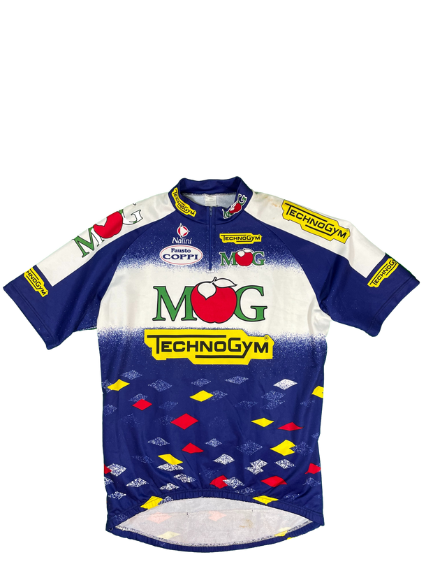 Maillot vélo cyclisme vintage MG TechnoGym Nalini