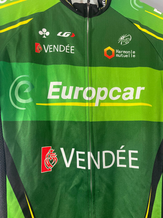 Maillot vélo vintage Europcar Vendée LG Somfy