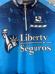 Maillot vélo vintage Giordana Liberty Seguros Wurth DMT BH
