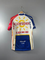 Maillot vélo vintage Team Cofidis Decathlon conception