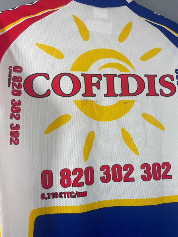 Maillot vélo vintage Team Cofidis Decathlon conception