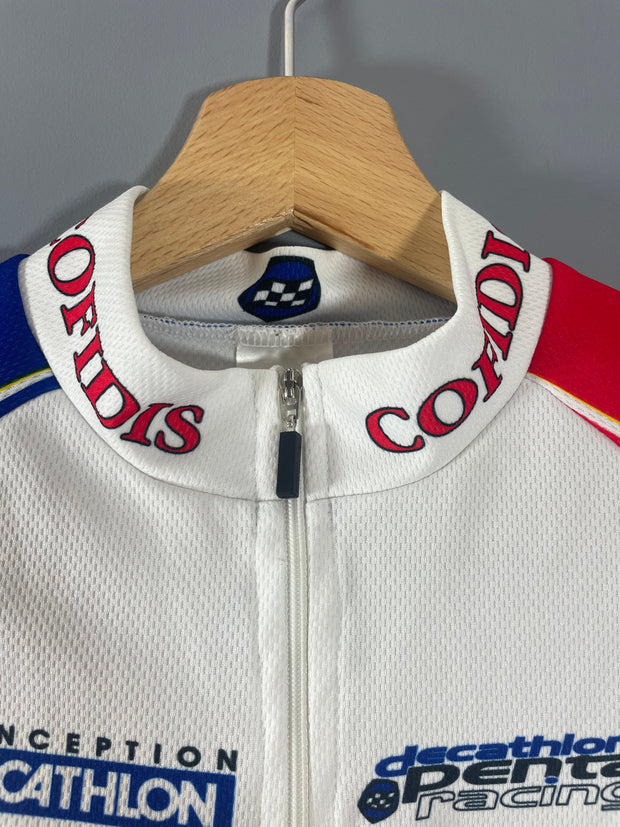 Maillot vélo vintage Team Cofidis Decathlon conception