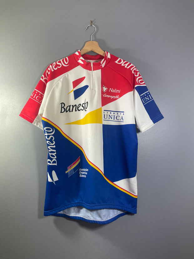 Maillot vélo vintage Banesto Nalini Liberta Unica