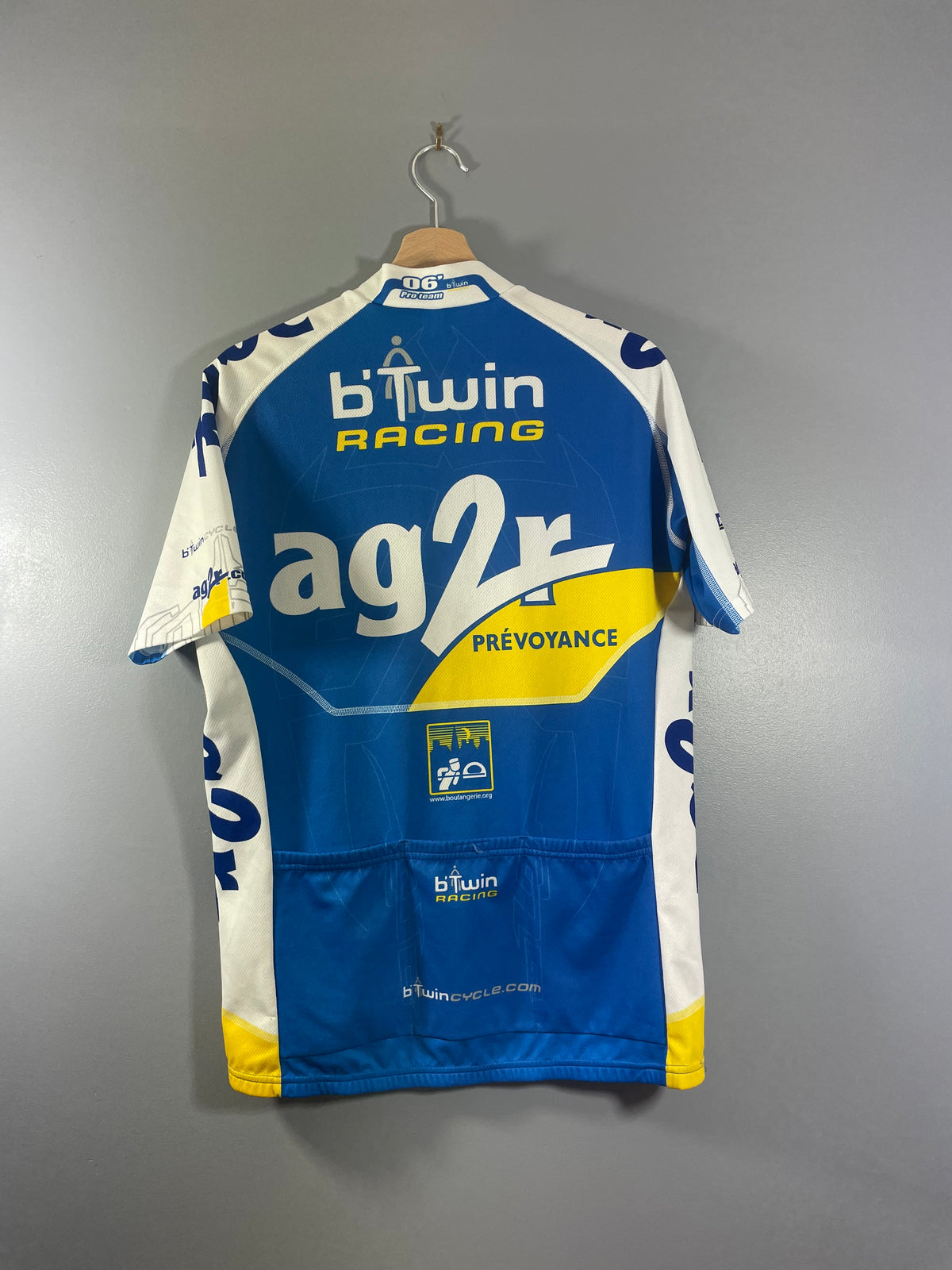 Maillot vélo vintage AG2R B'Twin Michelin 06' Pro Team