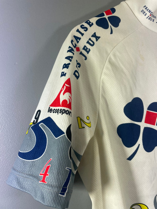 Maillot vélo vintage FDJ Sibille Française des jeux