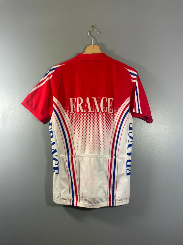 Maillot vélo vintage Equipe de France Look Mavic Adidas MMA