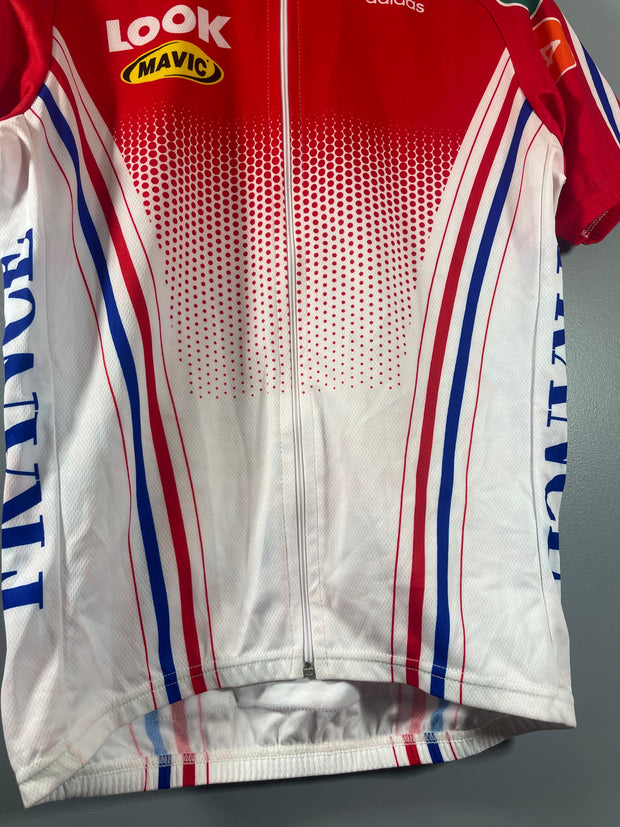 Maillot vélo vintage Equipe de France Look Mavic Adidas MMA