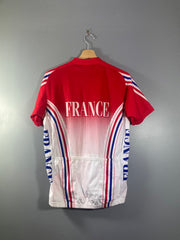 Maillot vélo vintage Equipe de France Look Mavic Adidas MMA