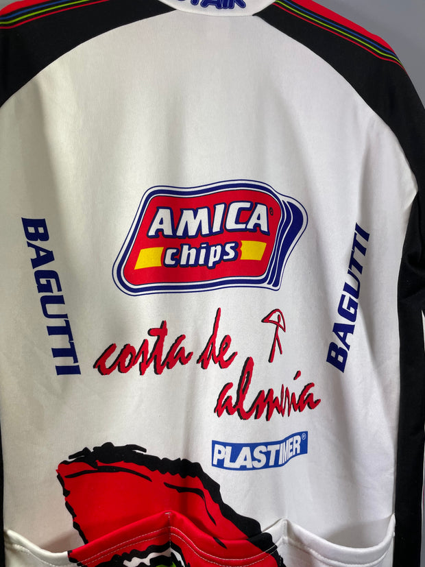 Maillot vélo vintage Nalini Fair Amica Chips Marobe costa de almeria