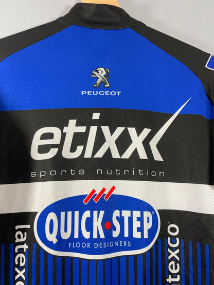 Maillot vélo vintage vermarc Team Quick Step Etixx Latexco Peugeot lild