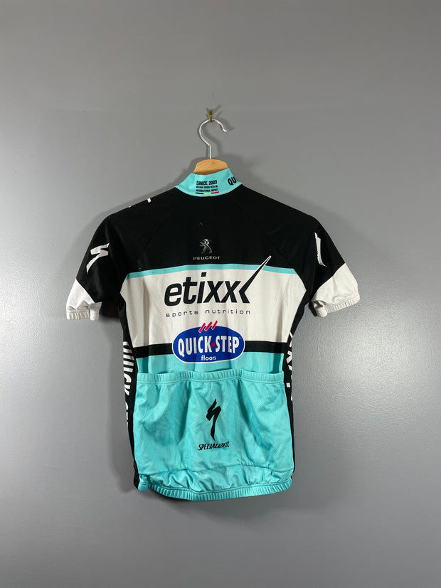 Maillot vélo vintage team quick step etixx Vermarc