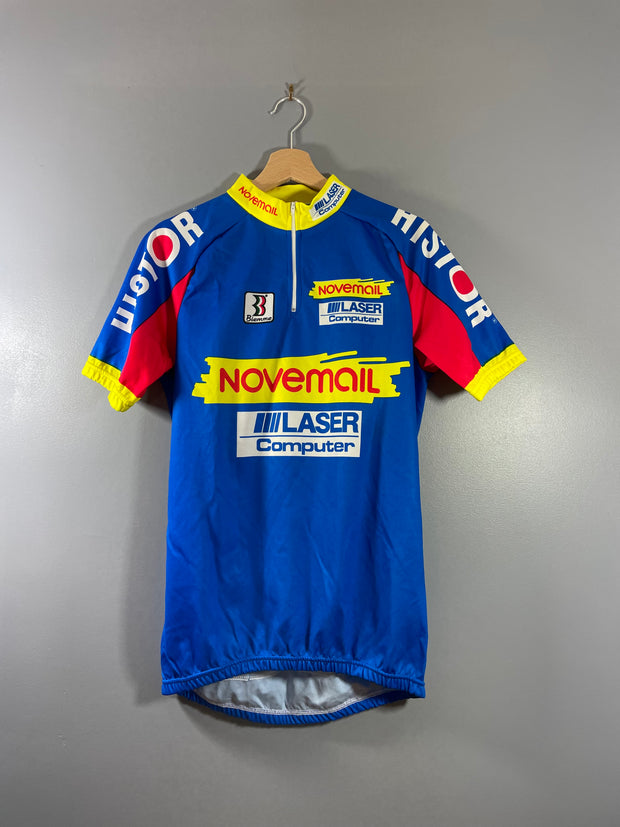 Maillot vélo vintage Novemail Biemme Laser computer Histor