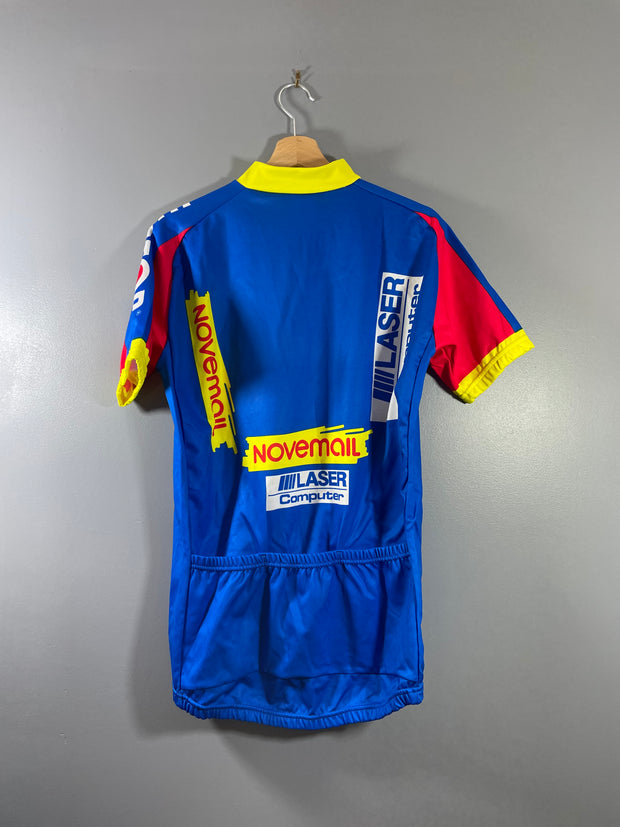 Maillot vélo vintage Novemail Biemme Laser computer Histor