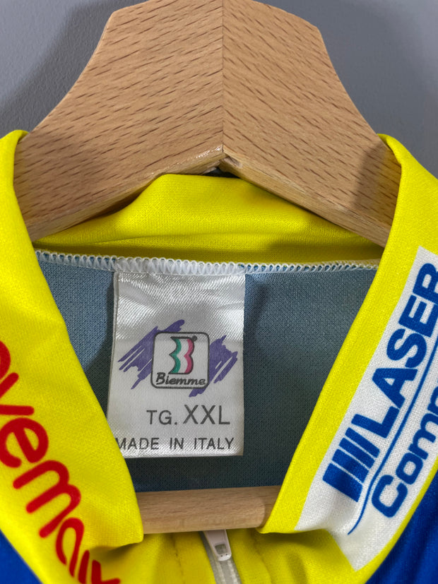 Maillot vélo vintage Novemail Biemme Laser computer Histor