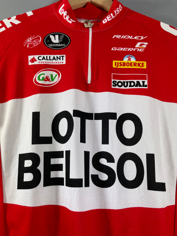 Maillot vélo vintage team lotto Belisol Vermarc Joker +