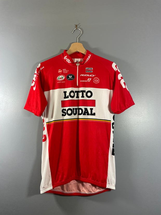 Maillot vélo vintage team lotto Soudal Vermarc